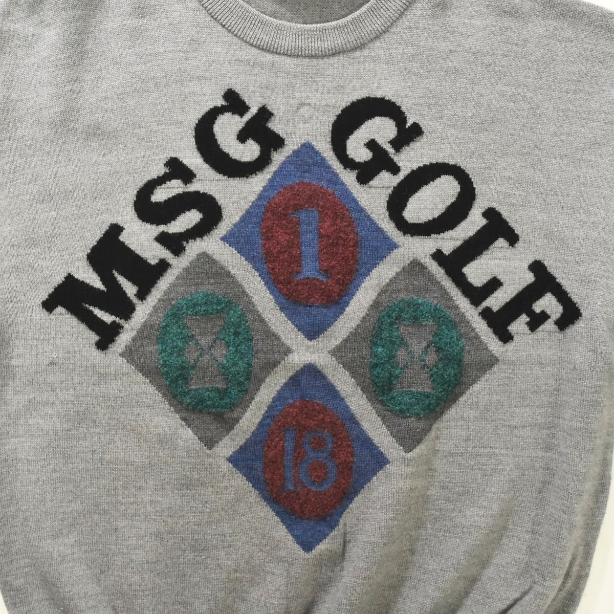 90sヴィンテージ マンシングウェア Munsingwear ビッグロゴ クルー