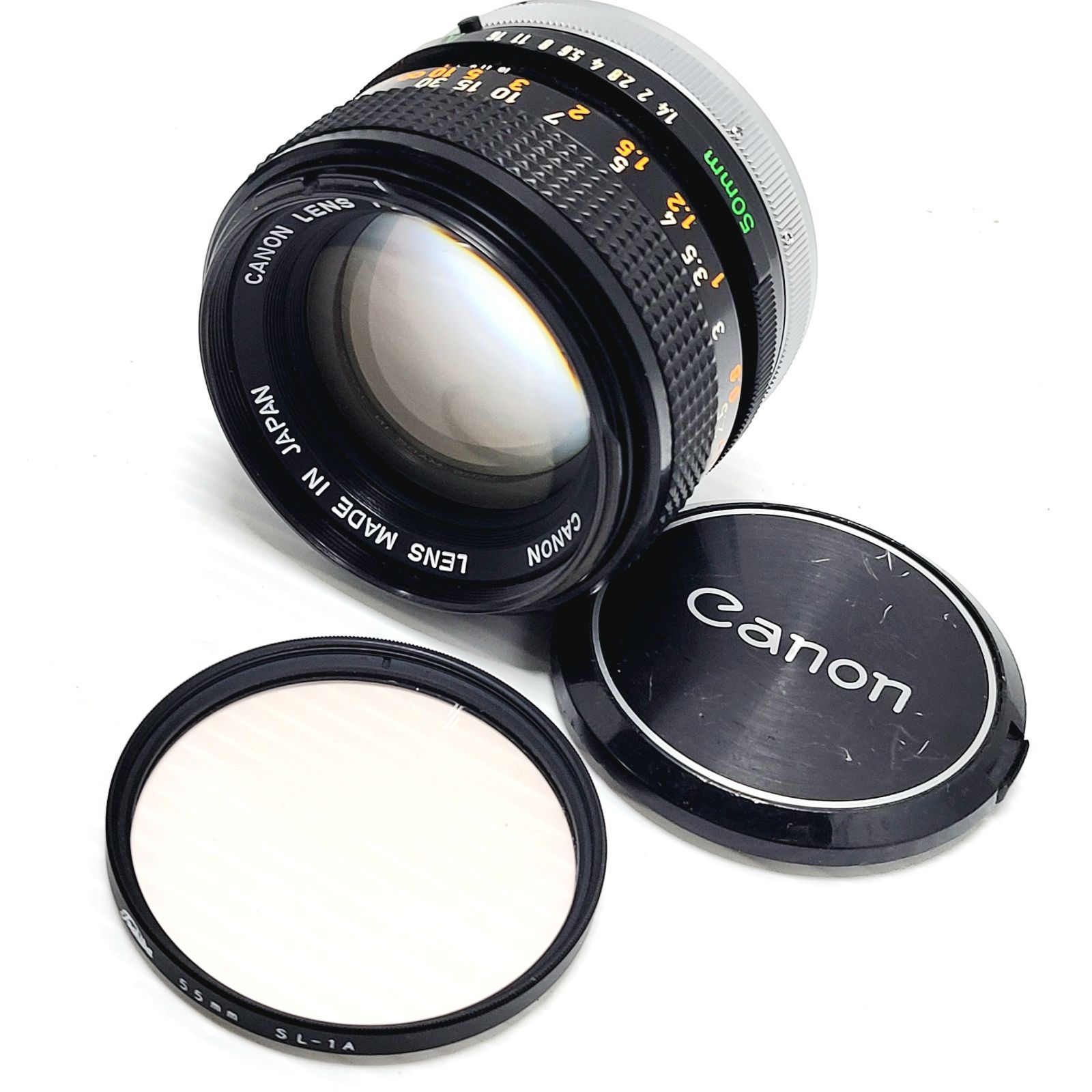 正常動作品】Canon フィルム一眼レフ A-1 & Canon FD 50mm F1.4 S.S.C