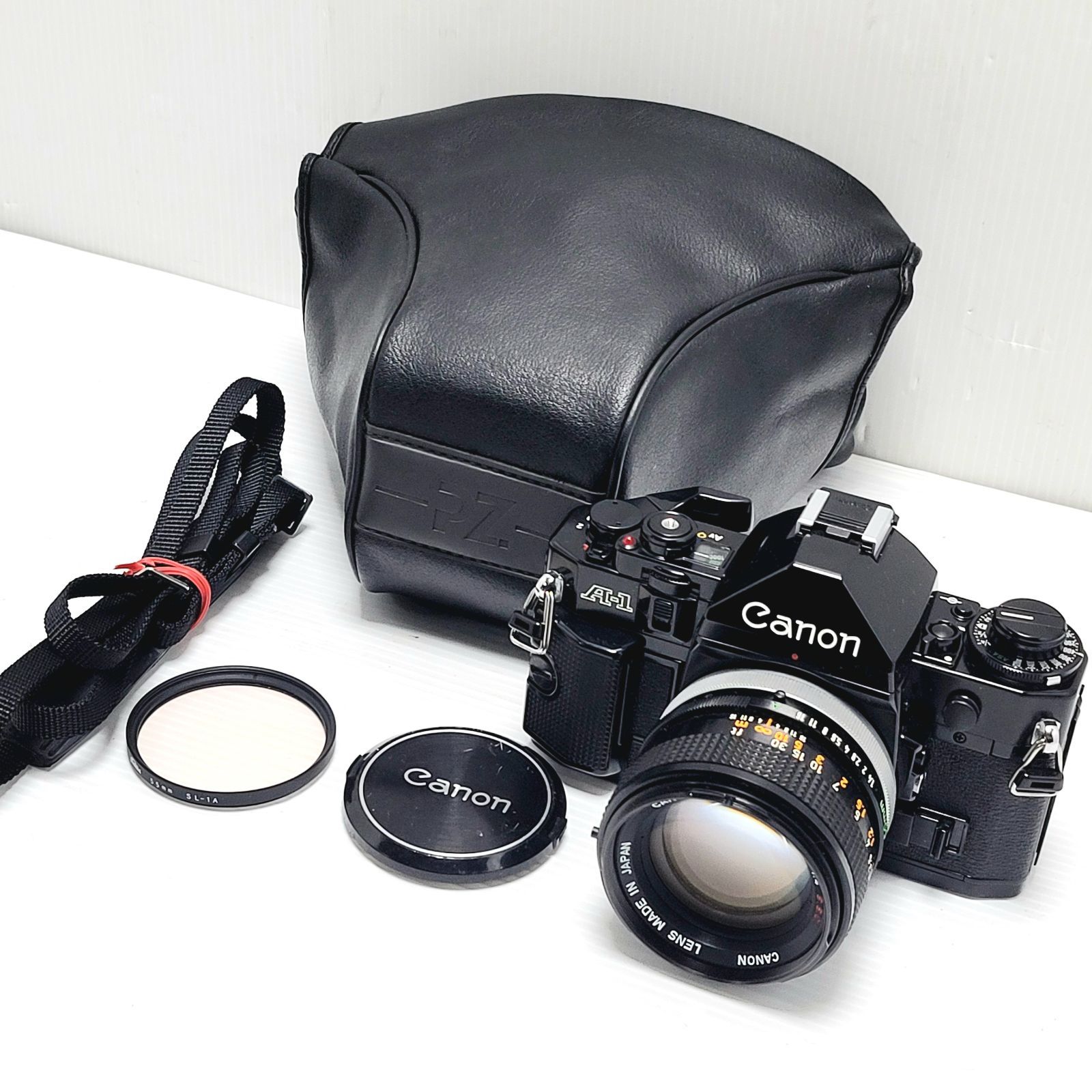 正常動作品】Canon フィルム一眼レフ A-1 & Canon FD 50mm F1.4 S.S.C