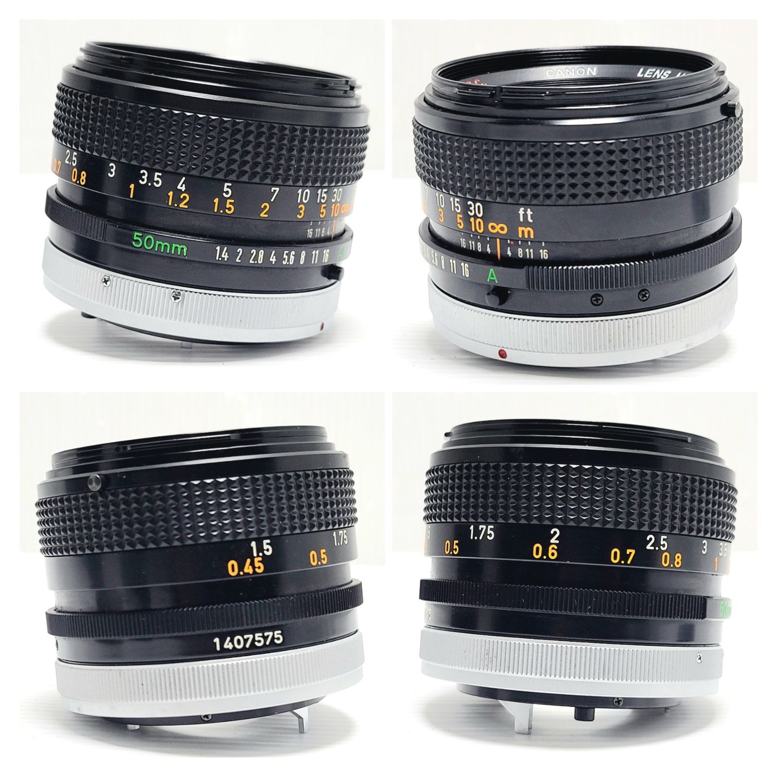 正常動作品】Canon フィルム一眼レフ A-1 & Canon FD 50mm F1.4 S.S.C