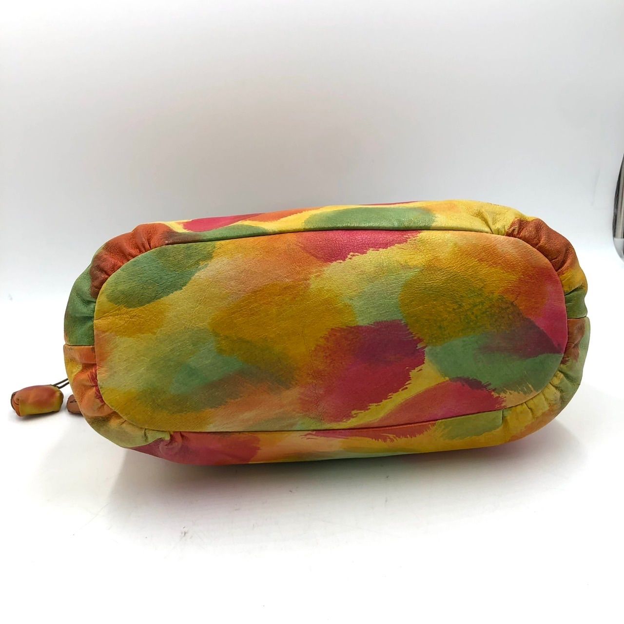 IBIZA イビザ トートバッグ 本革 マルチカラー 鳥チャーム付 日本製