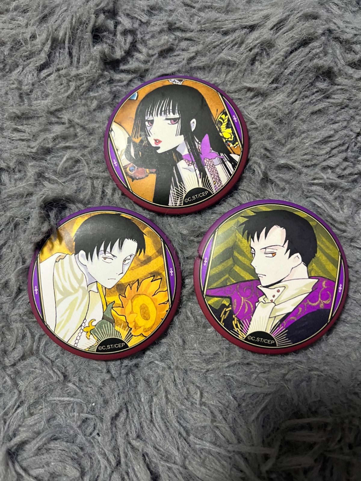 CLAMP展 缶バッジ xxxHOLiC 缶バッジ 3個セット - メルカリ