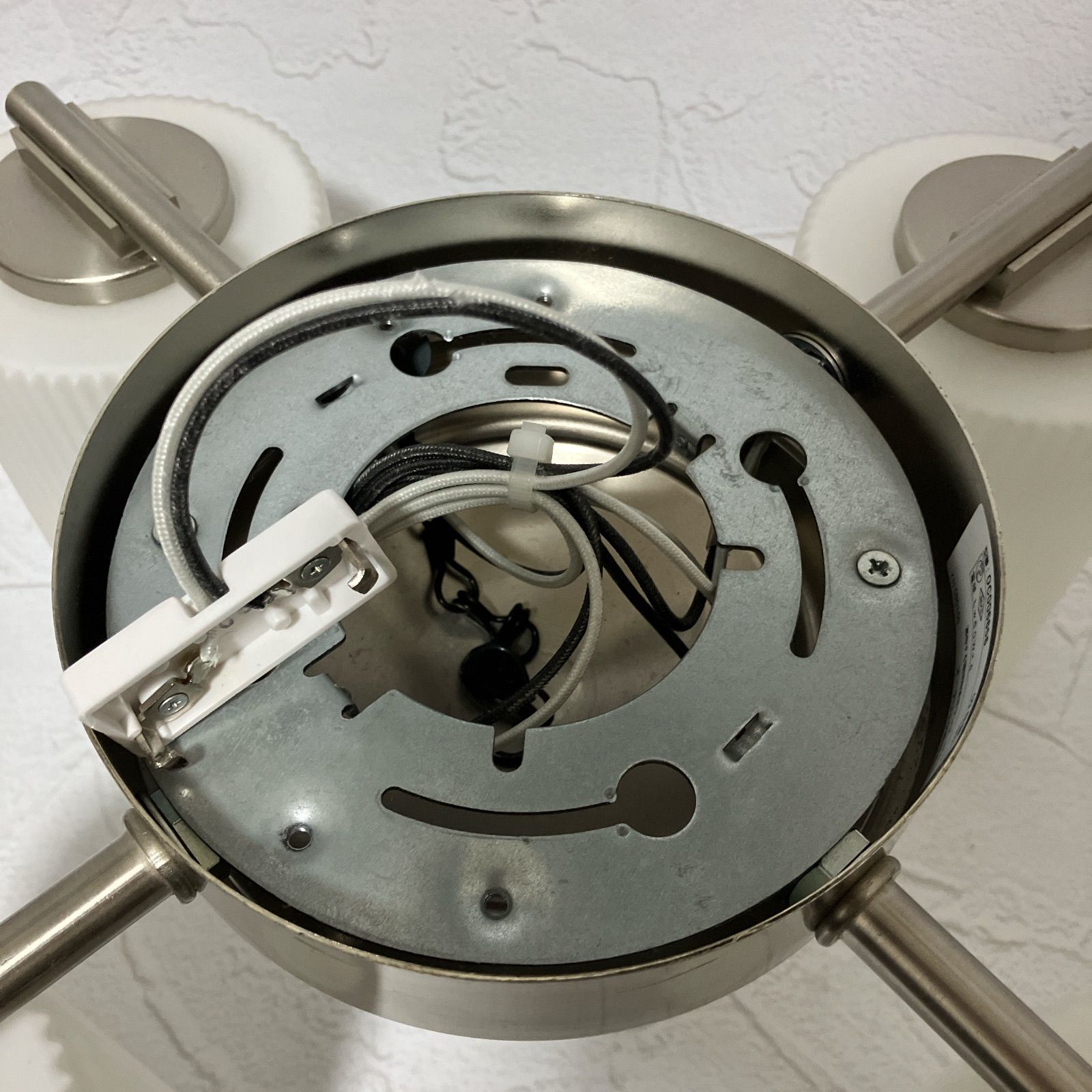 オーデリック 四灯 シーリングライト OC006656L ガラス×メタリック