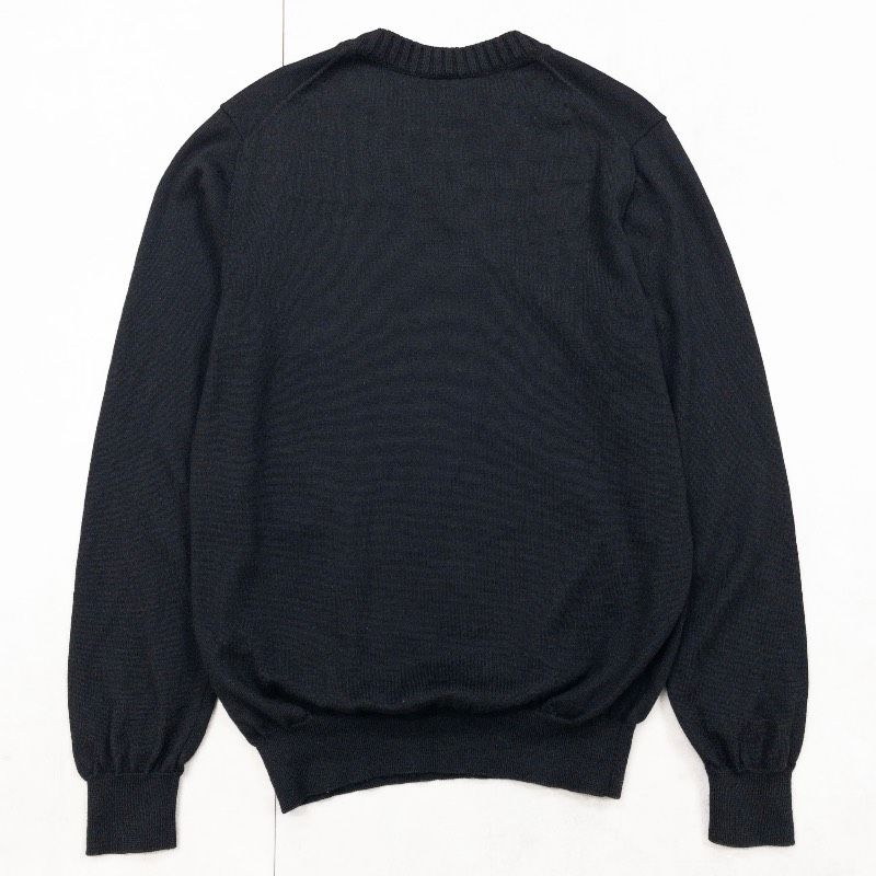 Cruciani クルチアーニ ニットトップス クルーネック ウール ブラック 