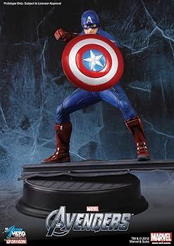 ドラゴン 1/9 アクションヒーロービネットシリーズ キャプテン・アメリカ プラモデル塗装済キット