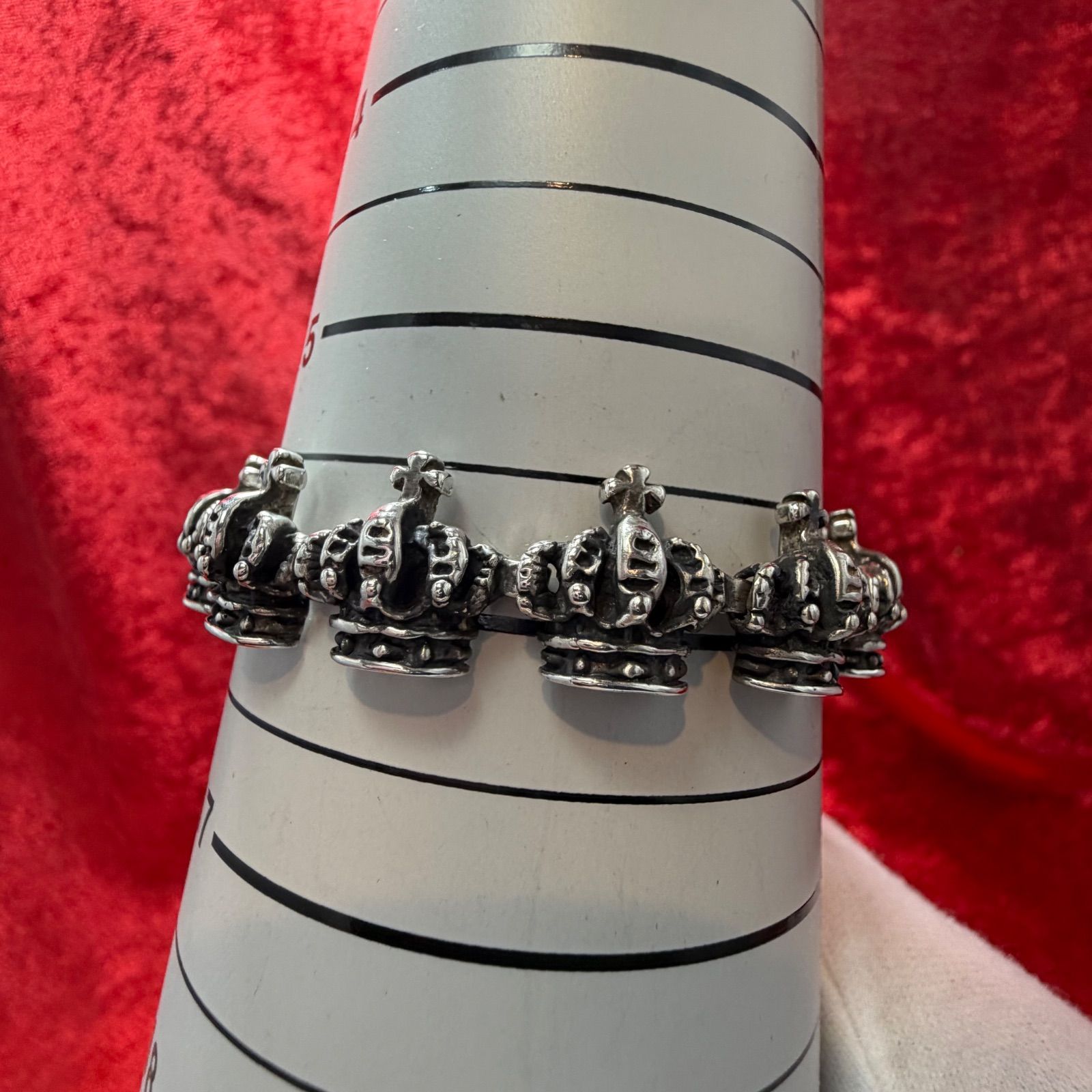 美品 クラウン ブレスレット 42.5g ロイヤルオーダー/ROYALORDER