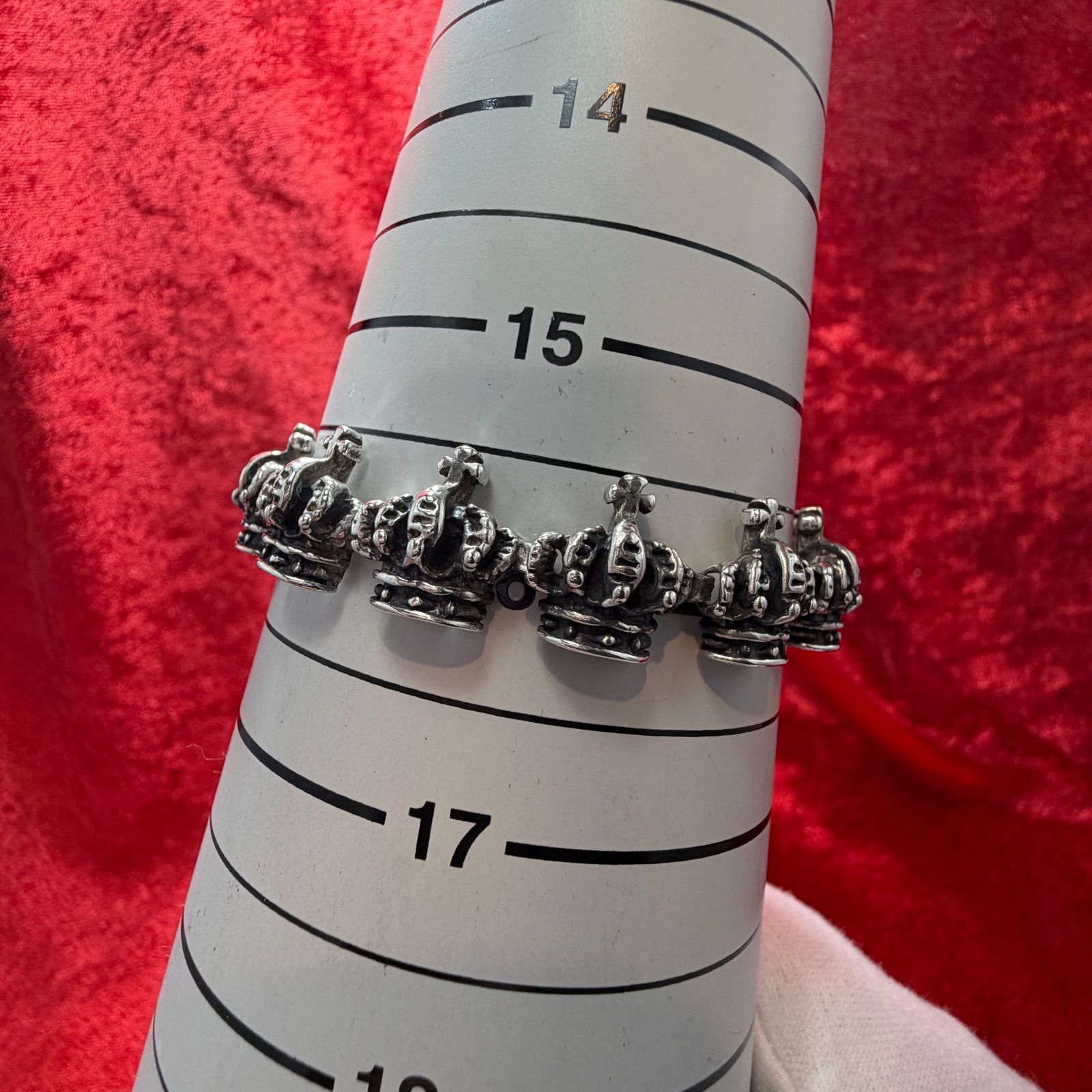 美品 クラウン ブレスレット 42.5g ロイヤルオーダー/ROYALORDER