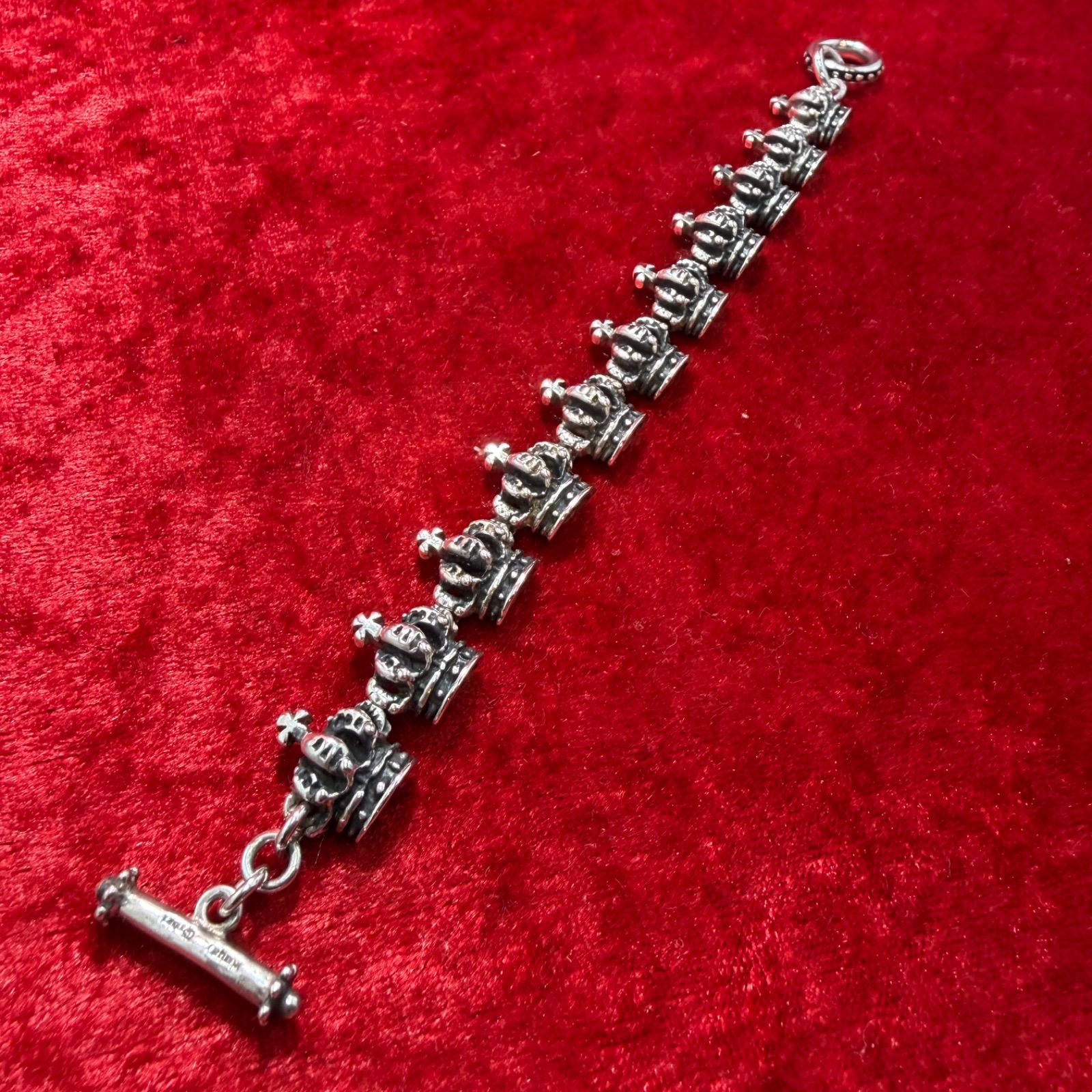 美品 クラウン ブレスレット 42.5g ロイヤルオーダー/ROYALORDER