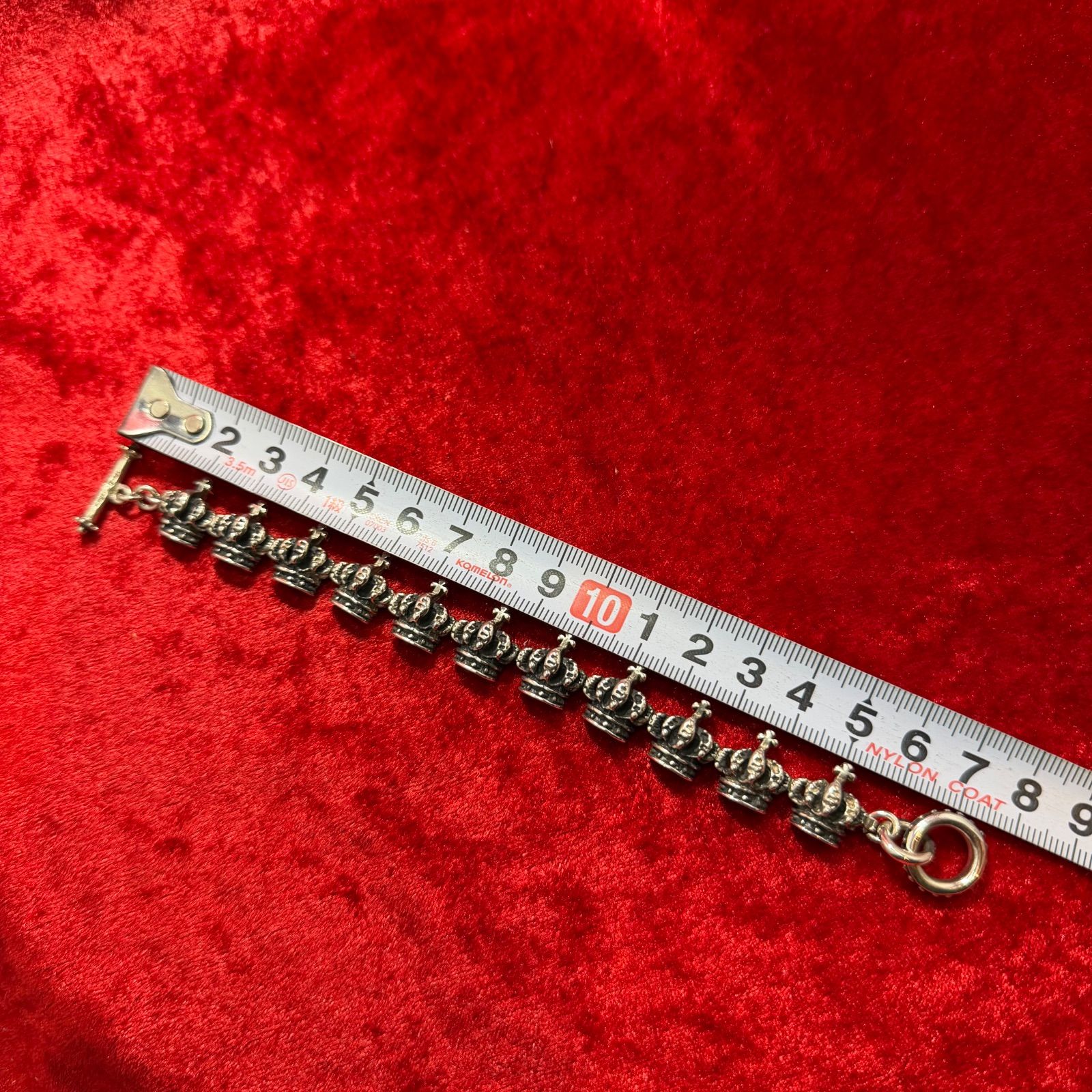 美品 クラウン ブレスレット 42.5g ロイヤルオーダー/ROYALORDER