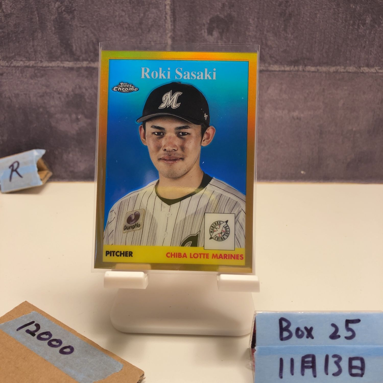 佐々木朗希 topps chrome 2022 50シリ 2022 topps npb bowman 佐々木朗