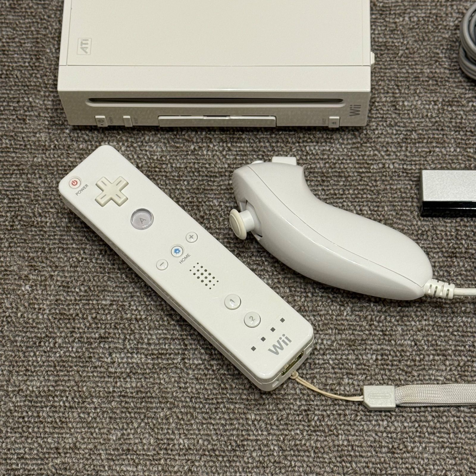 1-142 Wii 本体 ホワイト 付属品あり - メルカリ