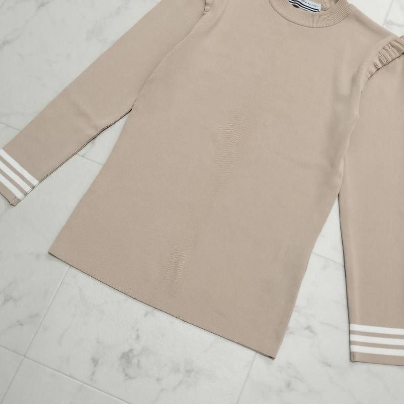 BORDERS at BALCONY ボーダーズアットバルコニー レーヨンニット