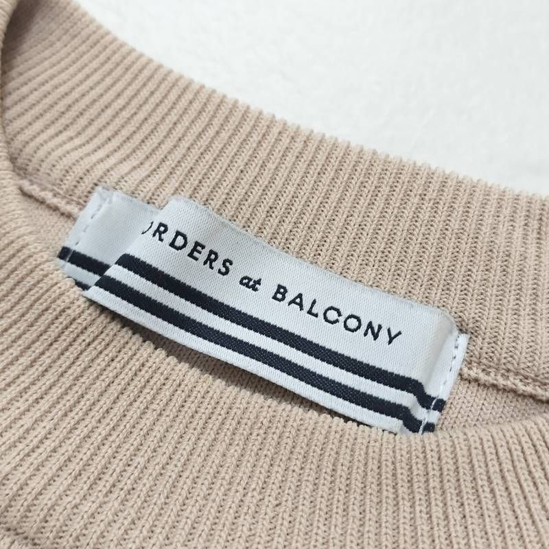BORDERS at BALCONY ボーダーズアットバルコニー レーヨンニット