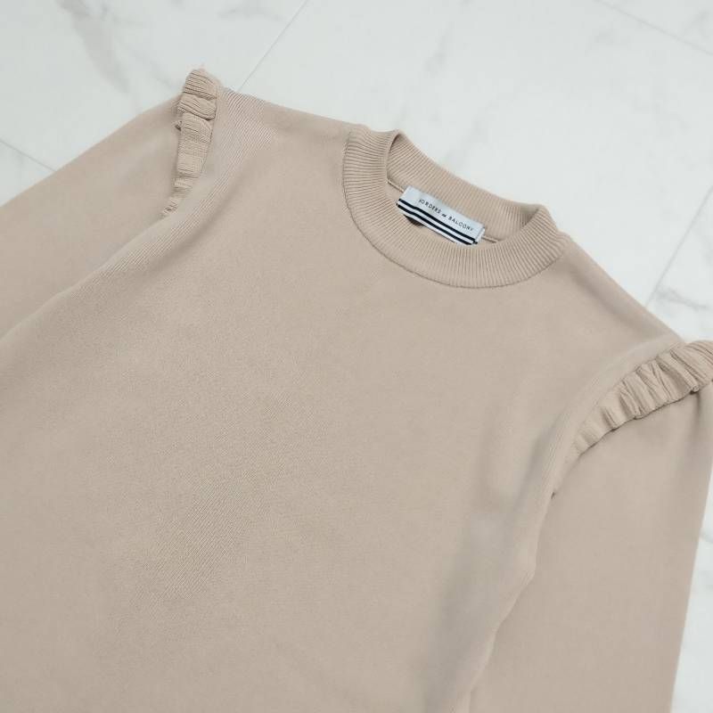 BORDERS at BALCONY ボーダーズアットバルコニー レーヨンニット