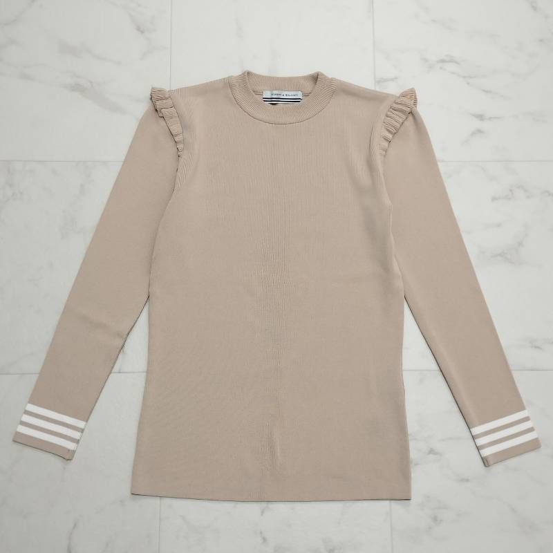 BORDERS at BALCONY ボーダーズアットバルコニー レーヨンニット