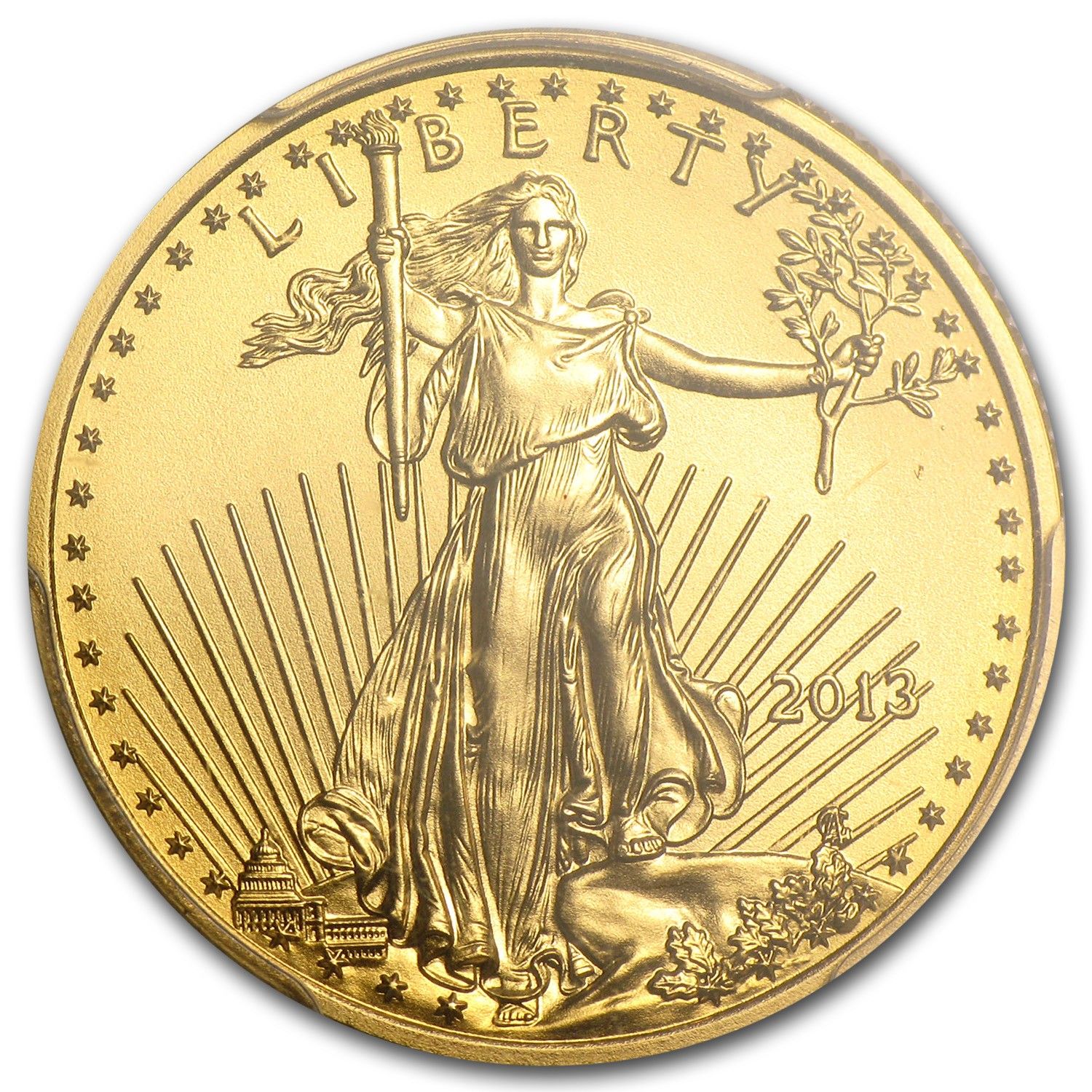 2013年 1/4オンス アメリカンゴールドイーグル MS-70 PCGS - メルカリ