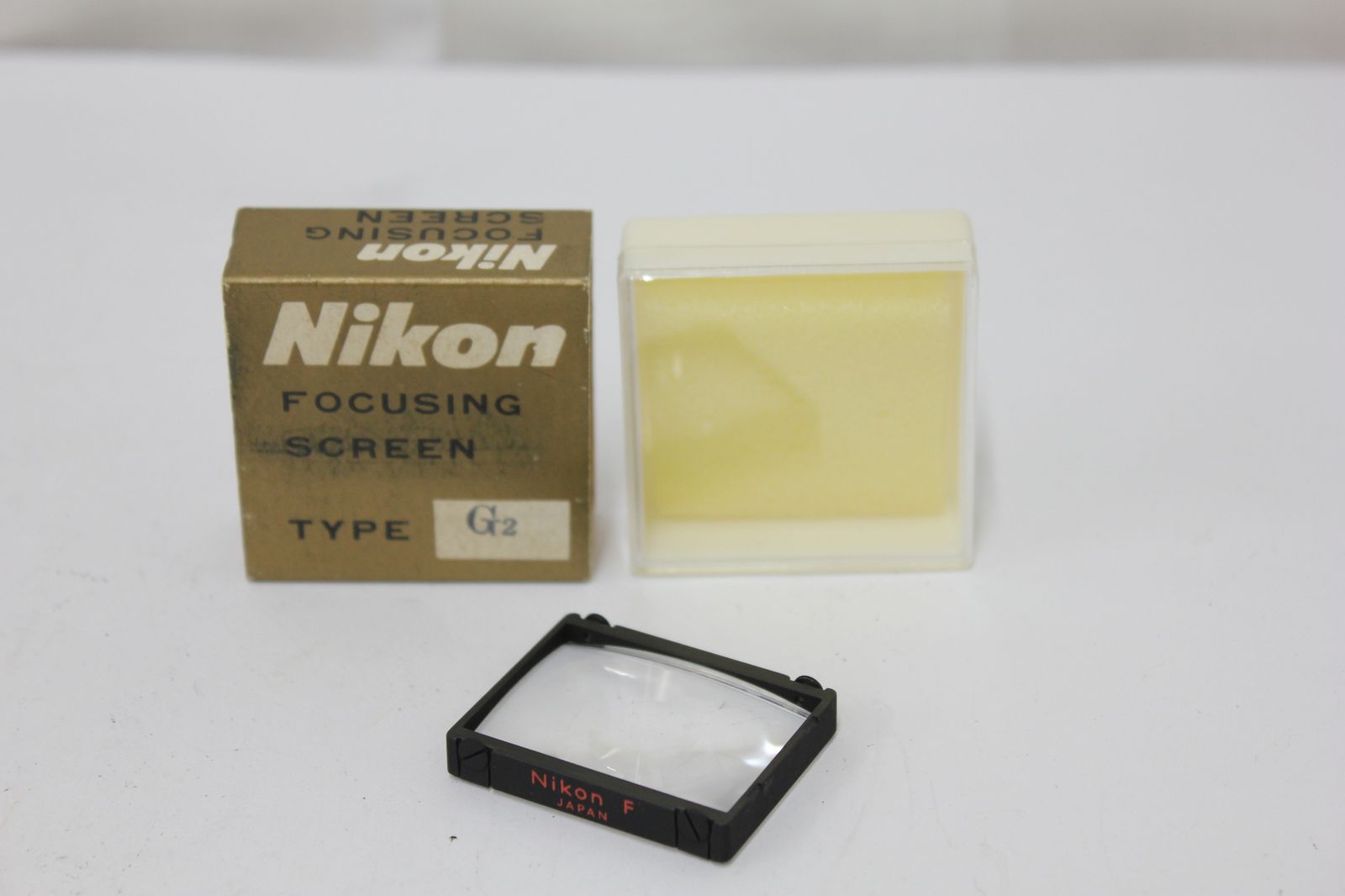 未使用】 ニコン Nikon フォーカシングスクリーン F,F2用 Type G2