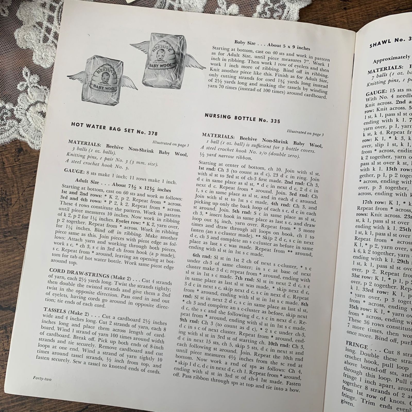 ヴィンテージ ベビー 手芸雑誌 クラフト 洋書 2冊 1940年 ジャンク