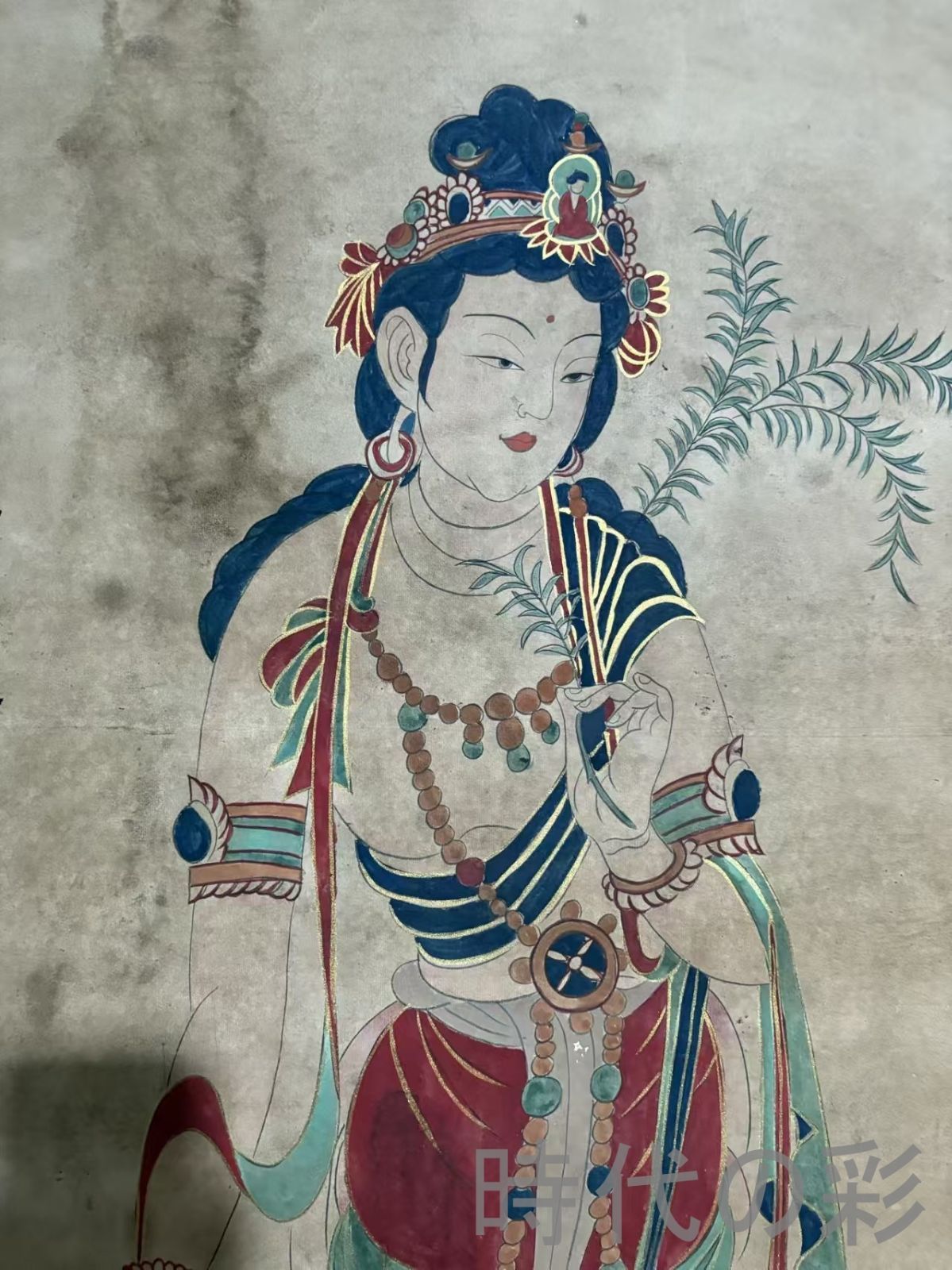 5398中国美術 張大千 山水図掛け軸 中国近代山水画家 唐物 唐本 中國