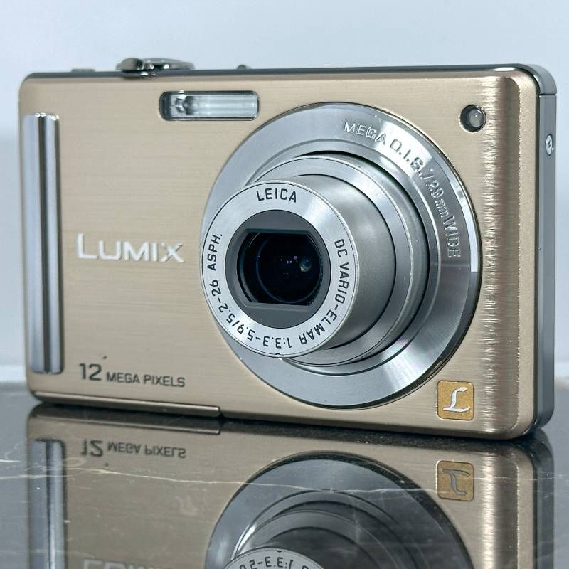 美品　Panasonic　パナソニック　LUMIX DMC-FS25　ゴールド 美品】Panasonic LUMIX DMC-FS25 ゴールド コンパクトデジタルカメラ
