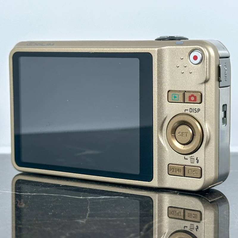 美品】CASIO EXILIM EX-Z90 ゴールド コンパクトデジタルカメラ 1210万
