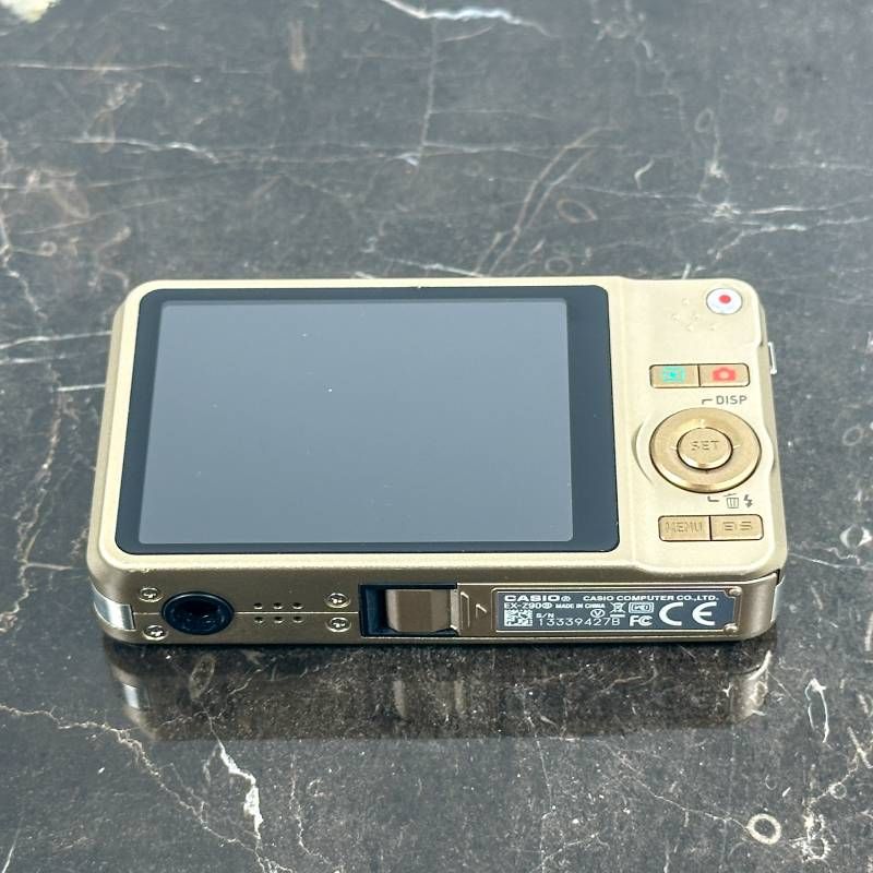 美品】CASIO EXILIM EX-Z90 ゴールド コンパクトデジタルカメラ 1210万