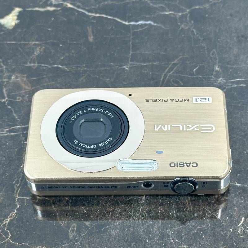 美品】CASIO EXILIM EX-Z90 ゴールド コンパクトデジタルカメラ 1210万