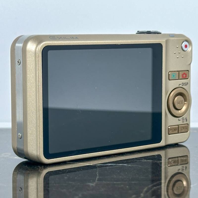 美品】CASIO EXILIM EX-Z90 ゴールド コンパクトデジタルカメラ 1210万