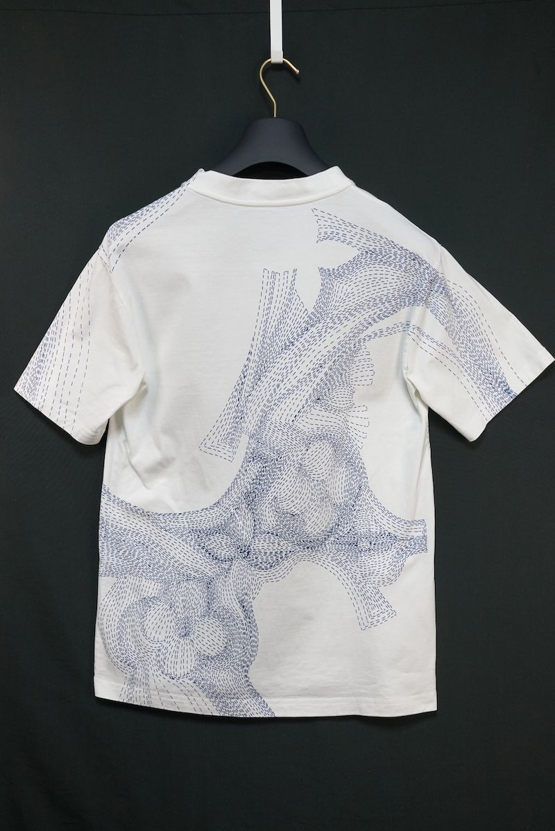 LOUISVUITTON ルイヴィトン フラワープリント Tシャツ ダミエ ホワイト