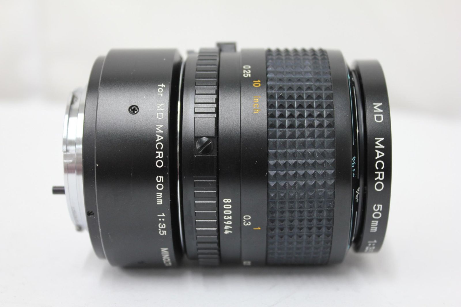 光学美品】 ミノルタ Minolta MD Macro 50mm F3.5 リングセット e6106