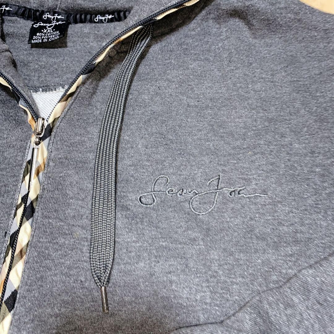 00's 90's Sean John ジップ パーカー チェック B系 - メルカリ