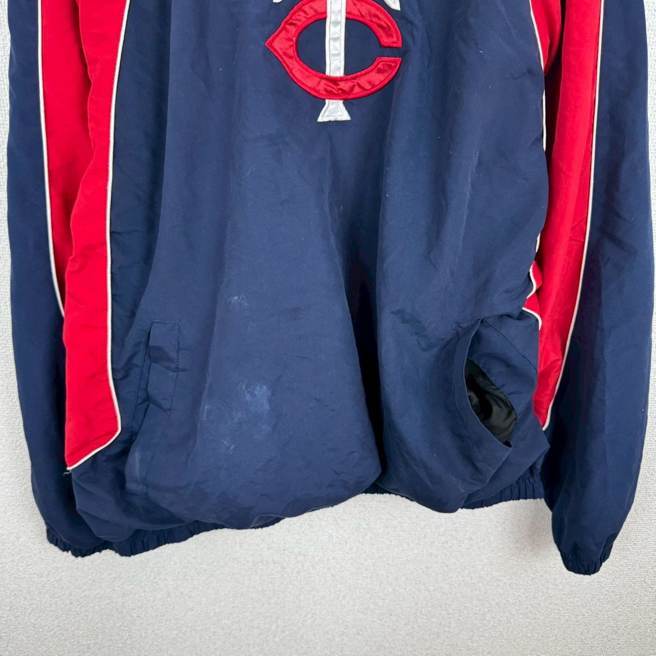 野球 90s MLBツインズ Vネック プルオーバー
