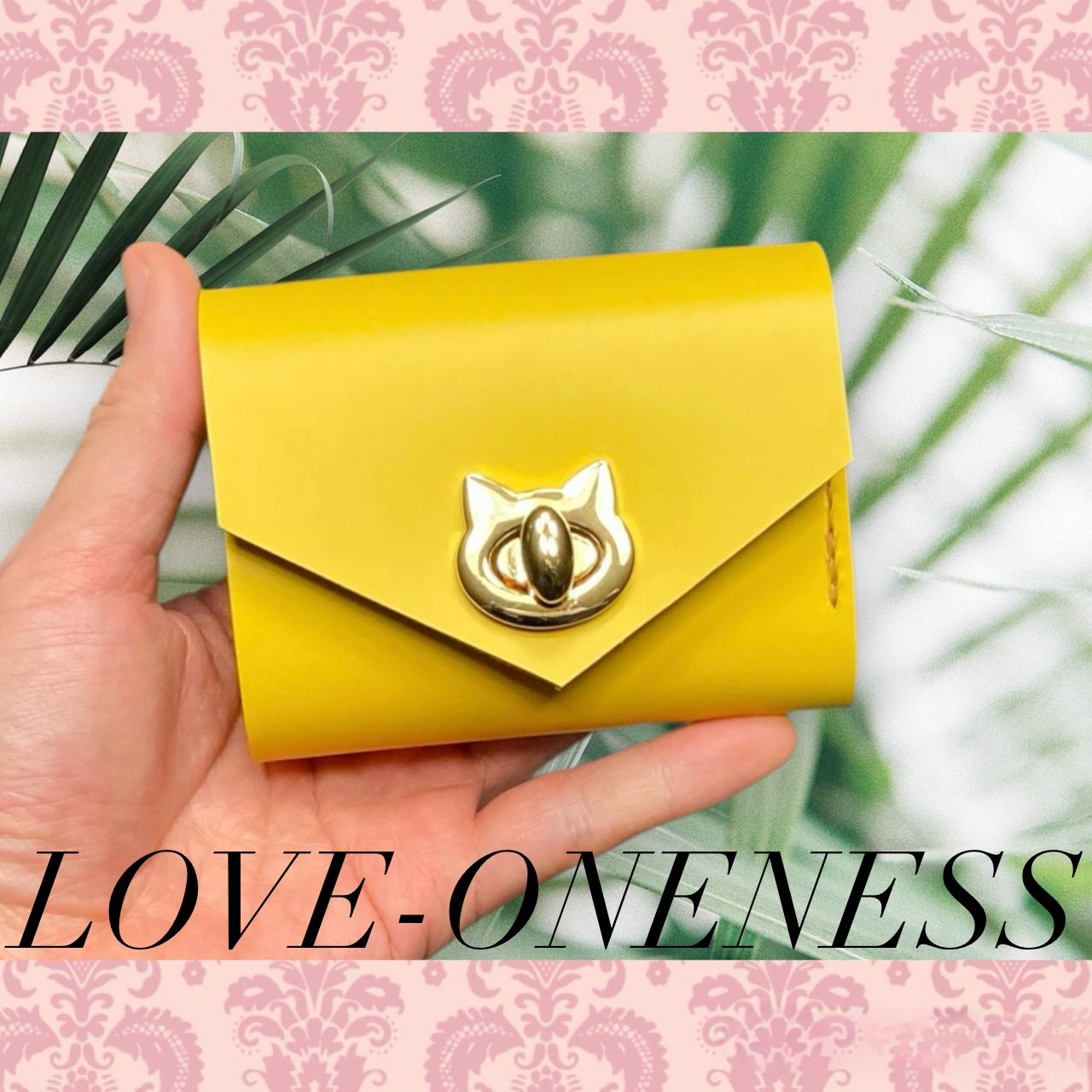 ❤【新色♪】【可愛さ×高級感♪】お洒落可愛い猫モチーフの総本革