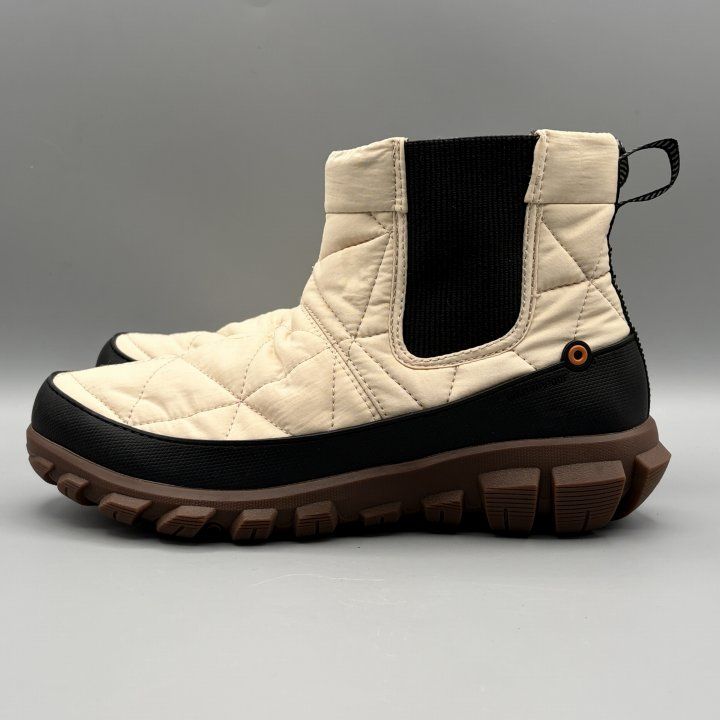 BOGS スノーブーツ ベージュ JP24cm セダーチェルシー レディース/女性