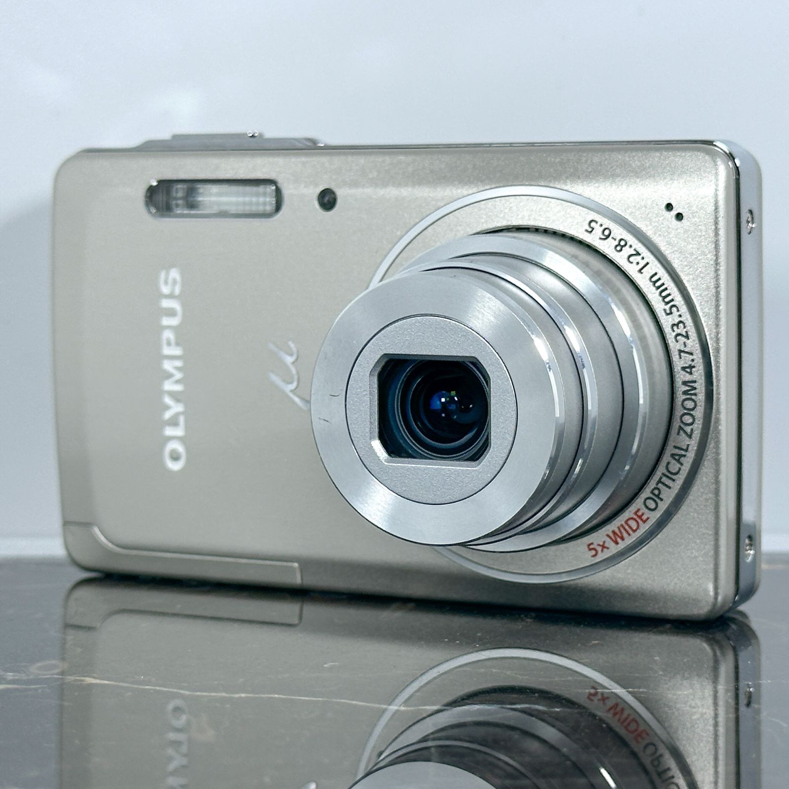 OLYMPUS μ-5010 チタニウムシルバー 1400万画素 26mm広角 光学5倍