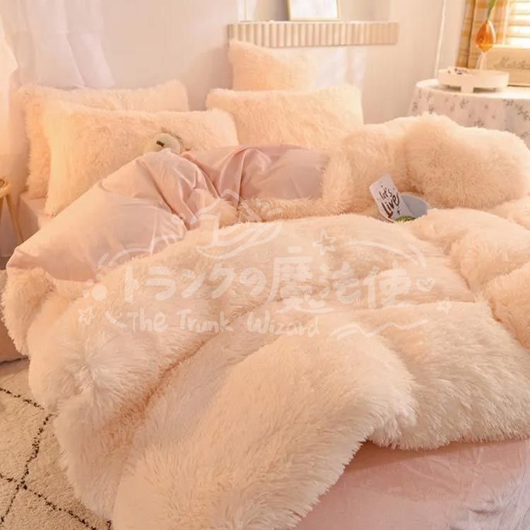 人気商品◇カバー 布団 シングル 3点セット シャギー 冬用 フラット