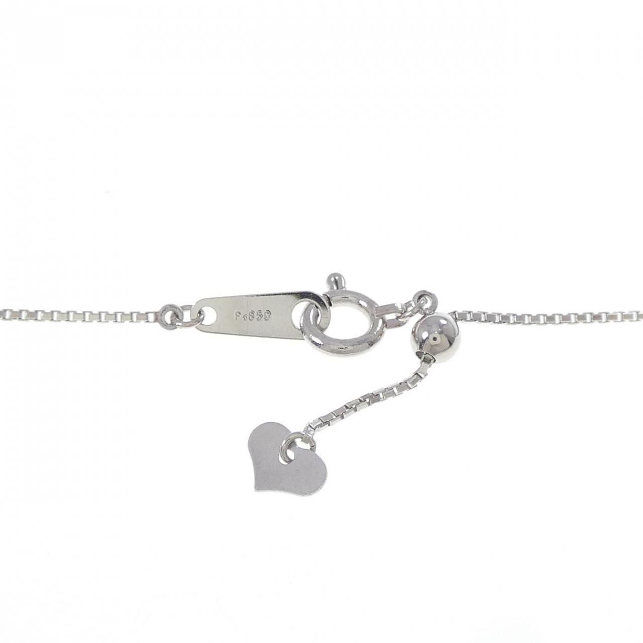 PT900/PT850 ダイヤモンド ネックレス 0.30CT - メルカリ