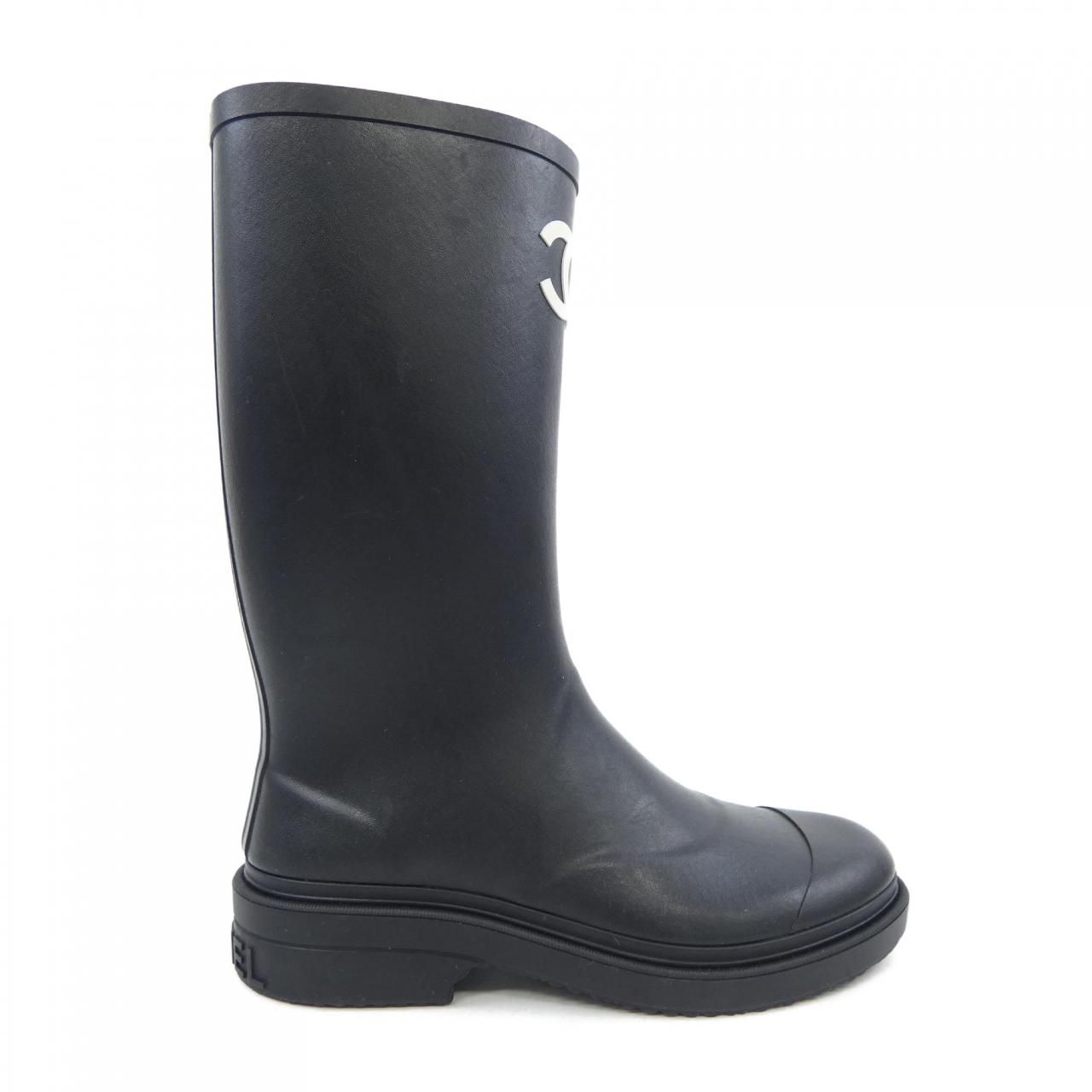 シャネル CHANEL ハイブーツ G39620X56326 ロングブーツ - メルカリ