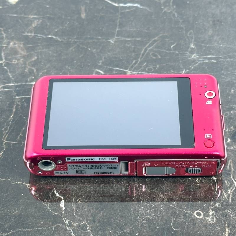 Panasonic LUMIX DMC-FX80 キャンディーピンクコンパクトデジタル