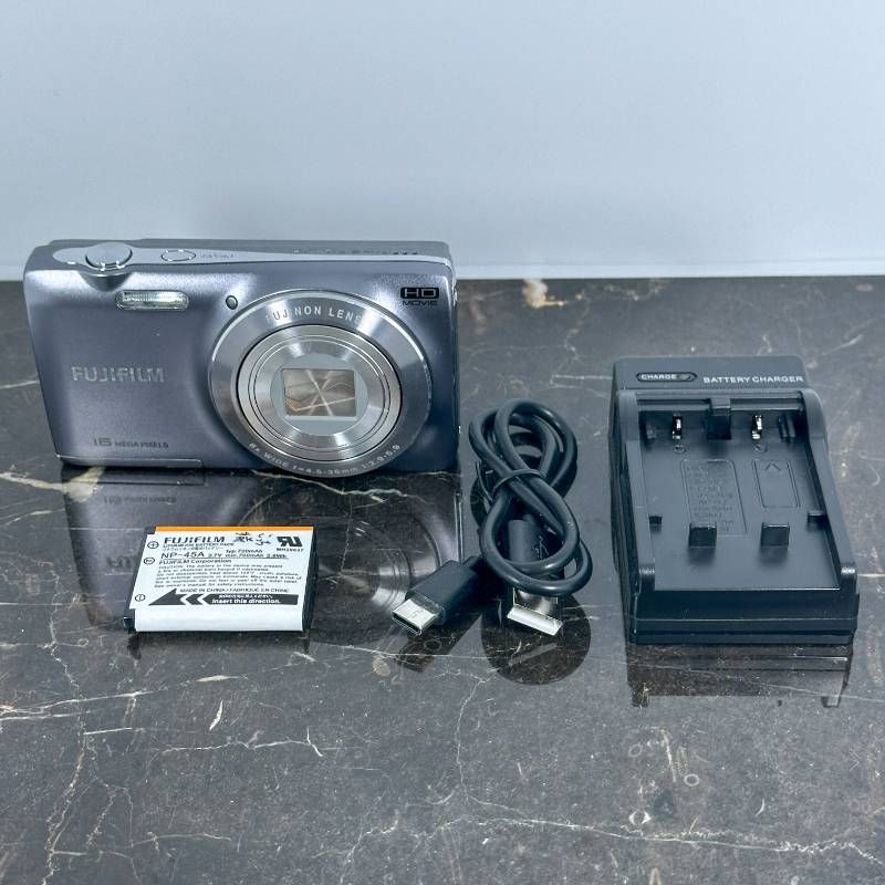 FUJIFILM FinePix JZ250 シルバー コンパクトデジタルカメラ 1600万