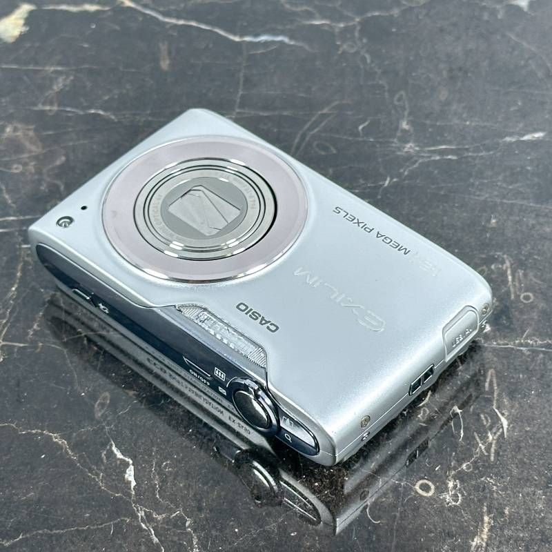 美品】CASIO EXILIM EX-Z450 シルバー コンパクトデジタルカメラ 1210