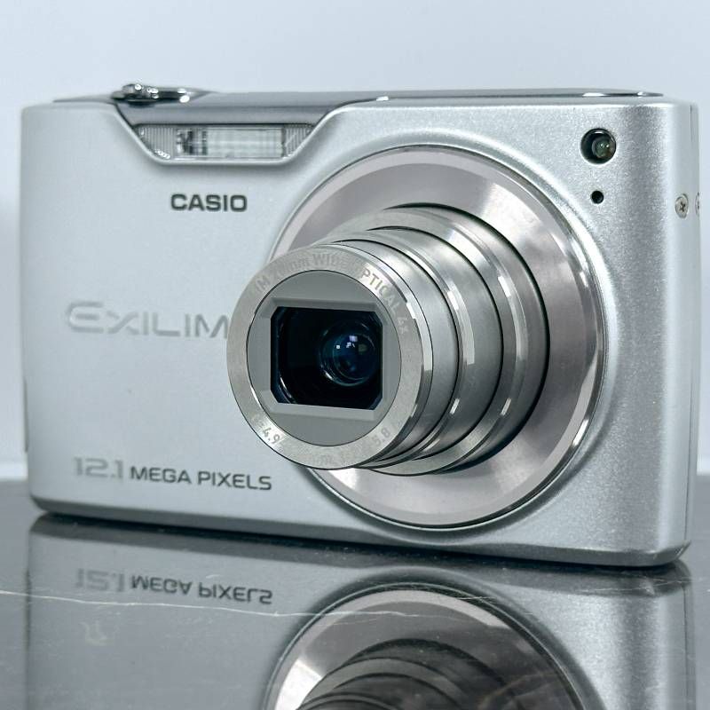 美品】CASIO EXILIM EX-Z450 シルバー コンパクトデジタルカメラ 1210