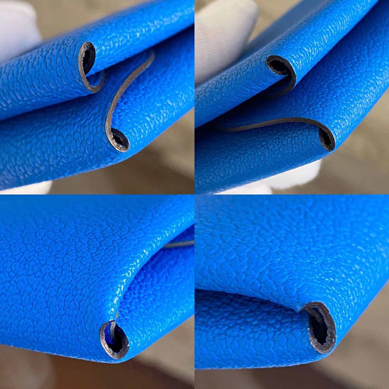 HERMES(エルメス) カルヴィ デュオ ブルー カードケース＆コイン入れ