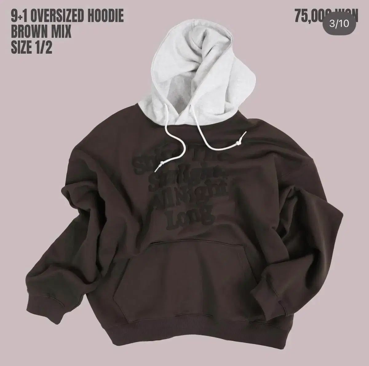 10cm 10CM クォン・ジョンヨル(KWON JUNG YEOL) MD 9+1 フーディー M