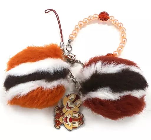 中古】雑貨 チップ＆デール(しっぽ) ストラップキーチェーン