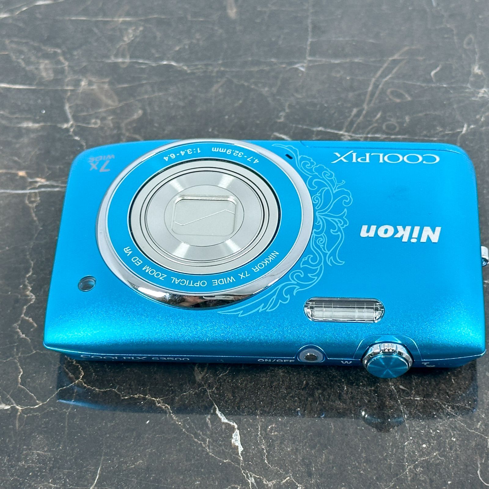 ◯【美品】Nikon COOLPIX S3500 オリエンタルブルー コンパクト 
