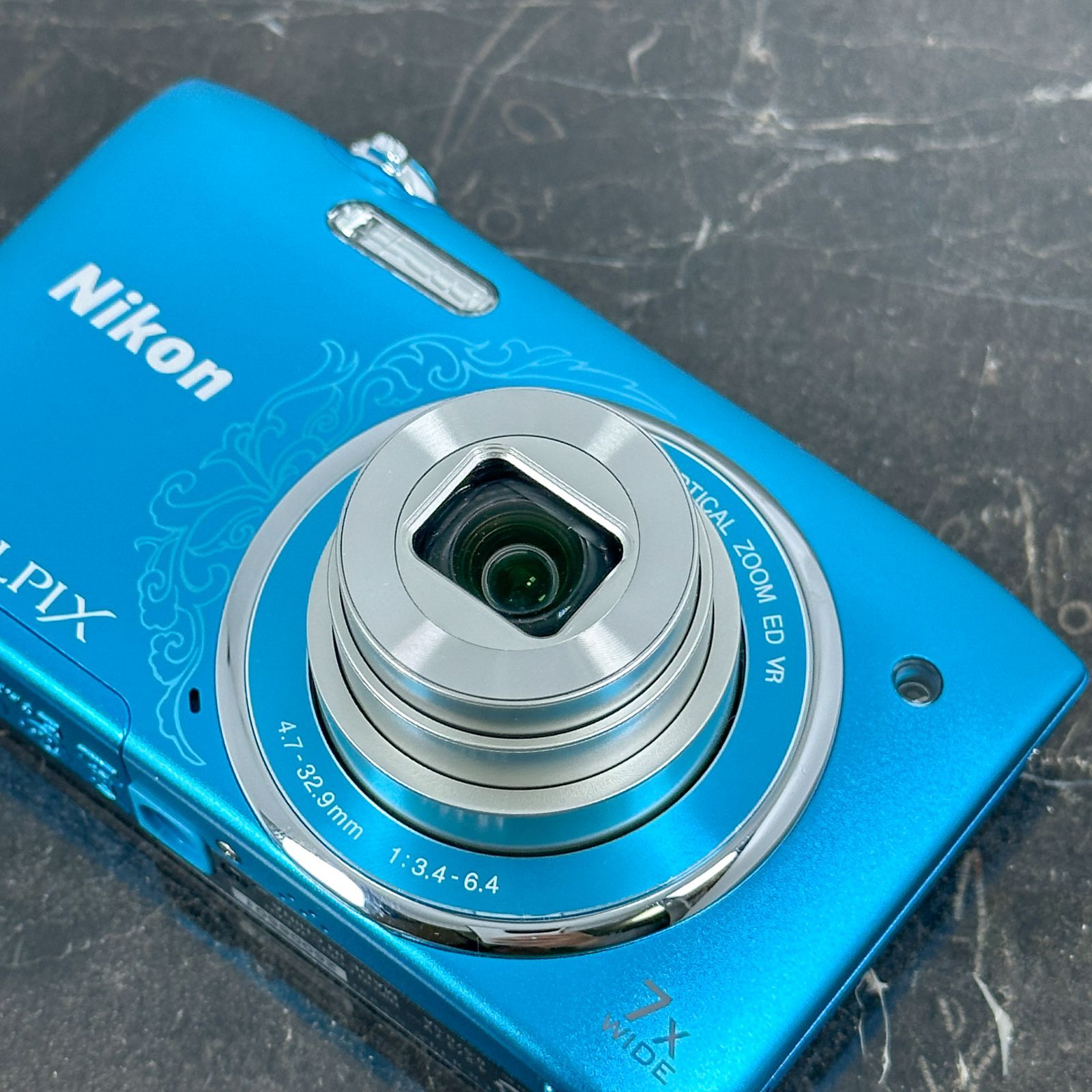 ◯【美品】Nikon COOLPIX S3500 オリエンタルブルー コンパクト 