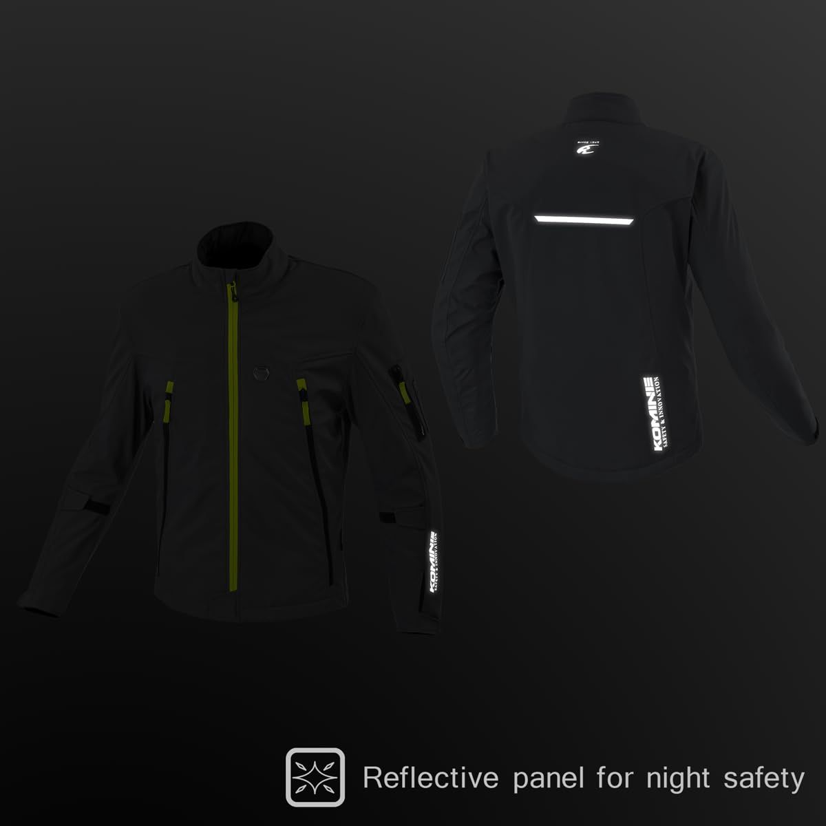 新品 [KOMINE] バイク用 ジャケット JK-628 プロテクトソフトシェル