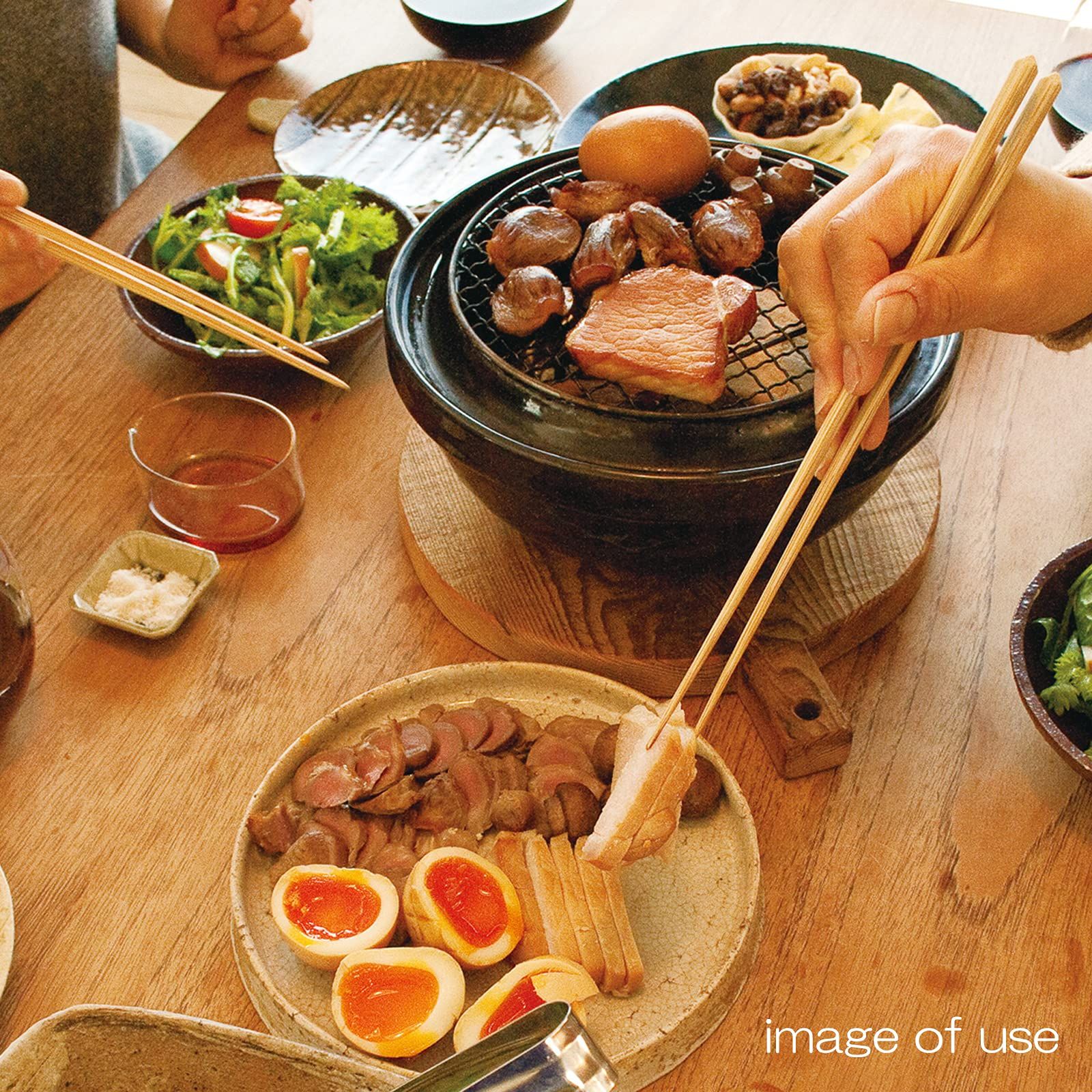 新品 長谷製陶 長谷園 燻製器 土鍋 「 いぶしぎん 」 大 約28cm 約