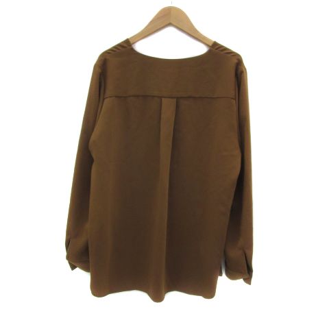 BOSCH ブラウス　38 ボッシュ BOSCH ブラウス カットソー 長袖 Vネック 無地 38 M ライト